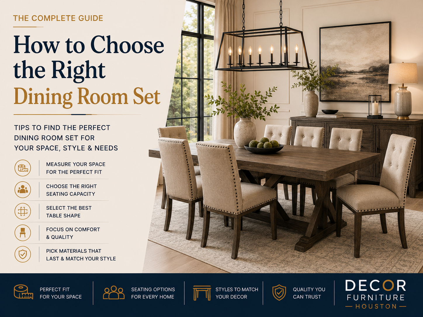 How to Choose the Right Dining Room Set