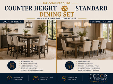 Counter Height vs Standard Dining Set: Which Is Right for Your Home?