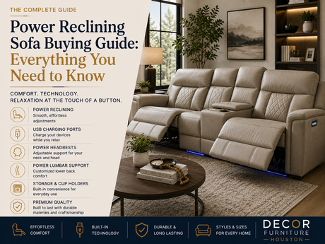 Power Reclining Sofa Buying Guide: Everything You Need to Know