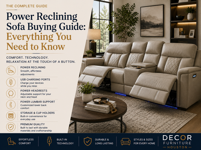 Power Reclining Sofa Buying Guide: Everything You Need to Know