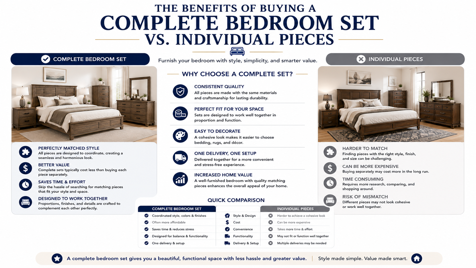 Complete Bedroom Set Benefits Guide
