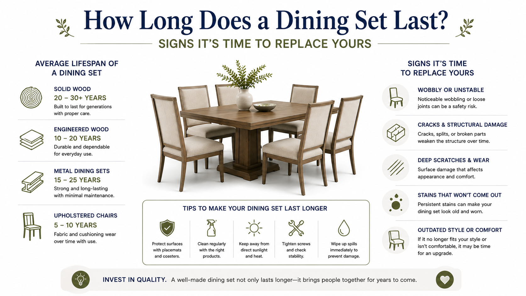 How Long Does a Dining Set Last