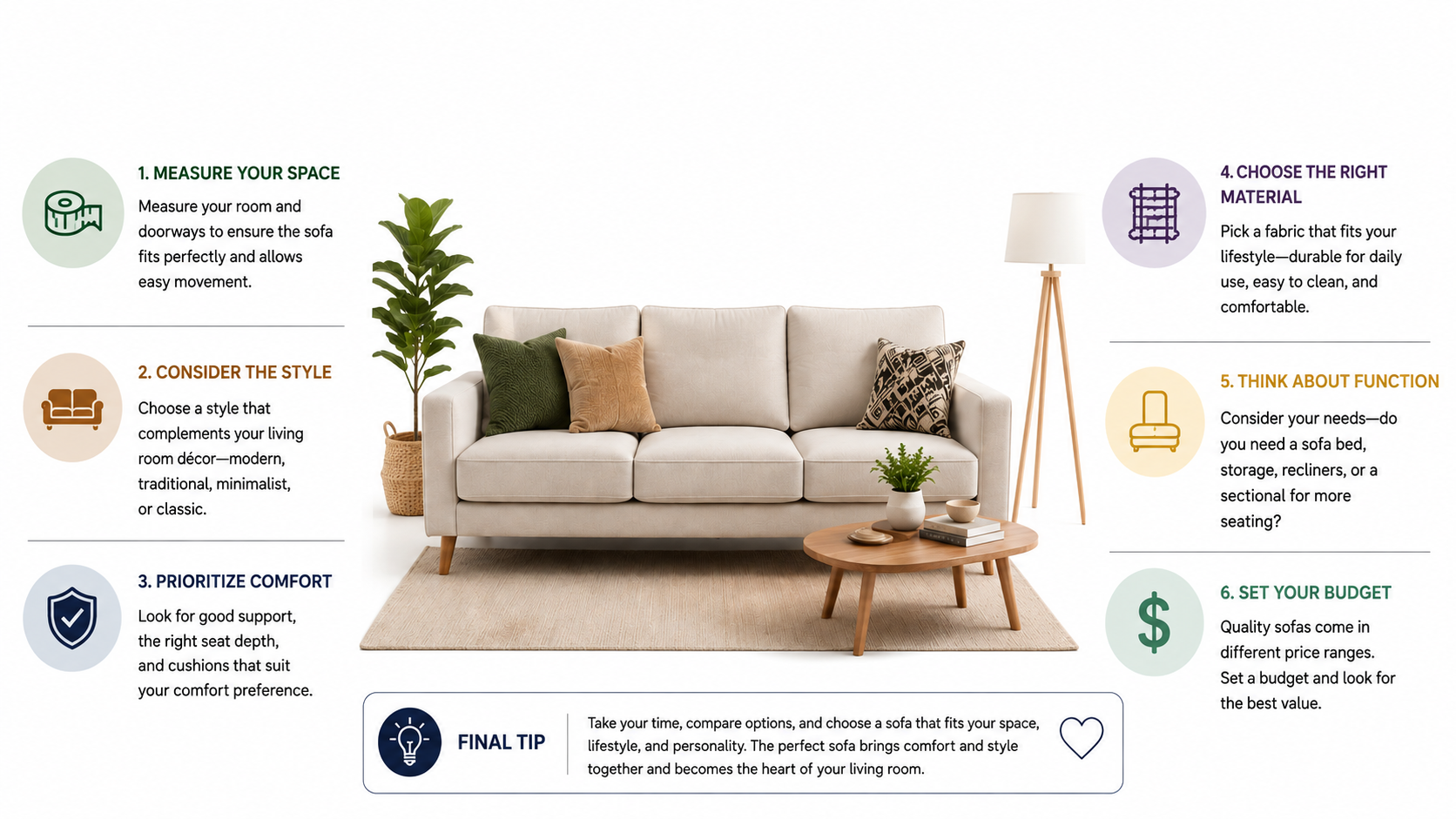 How to Choose the Perfect Sofa for Your Living Room