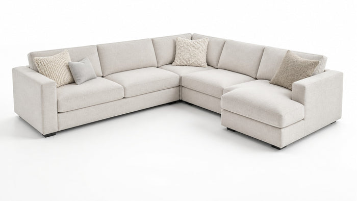 Modern living room with measuring accents