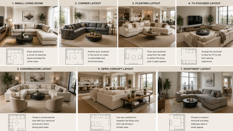 Sectional sofa layout ideas for all spaces