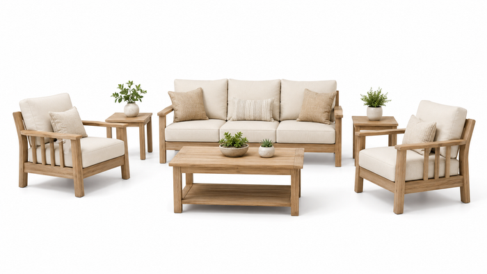 outdoor teak patio furniture set
