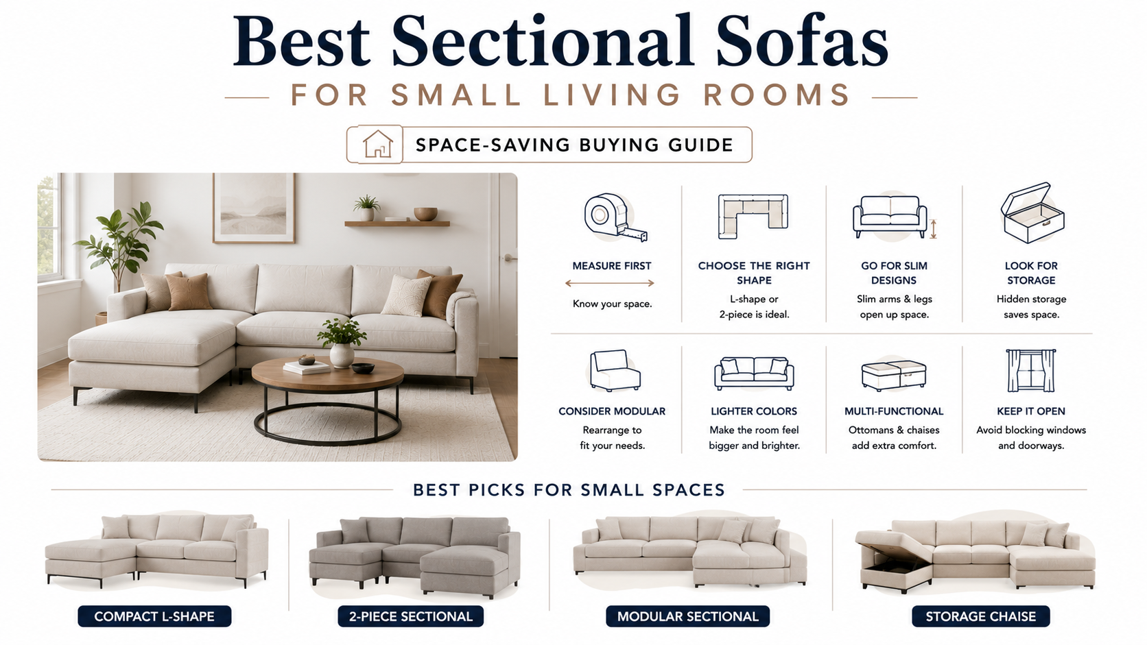 Best Sectional Sofas: Space-Saving Guide