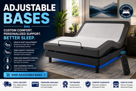 Adjustable bases for better sleep ad Decor Furniture