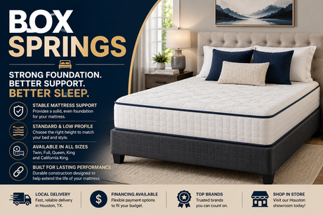 Strong foundation, better sleep, box springs at Decor Furniture