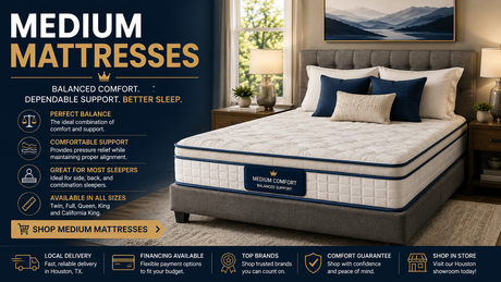 Medium comfort for restful sleep
