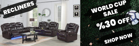Reclining living room sets in Houston TX at Decor Furniture