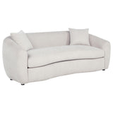 Isabella Fabric Upholstered Sofa sand color main view