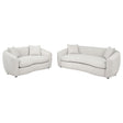 Main view of Isabella 2-piece fabric upholstered sofa set in sand