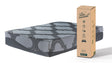 M628 12 inch Gel Memory Foam Hybrid Queen Mattress angled side view