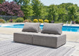 Bree Zee Brown 2-Piece Outdoor Sectional front angle