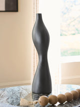 Judsen Black Vase front view