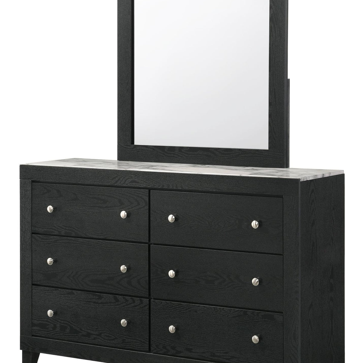 black knobs dresser Cadence 6-Drawer with Nickel Handmade Men Oxford Dress Knob Material Black bridesmaid dress Color:Dark Teal