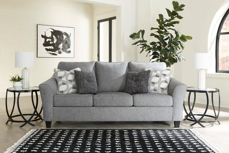 Ashley 5190339 Queen Sofa Sleeper in smoke fabric - front view