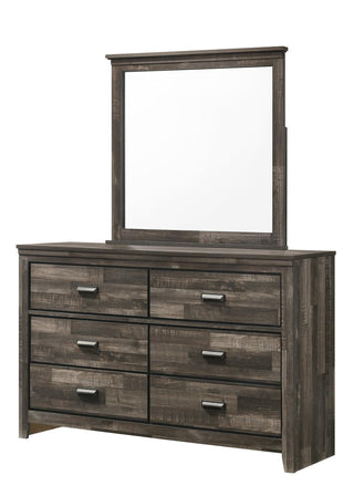 Carter Brown Dresser front view showing 6 spacious drawers