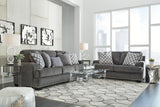 Ashley 959-04 Living Room Set main view showing gray sofa and loveseat