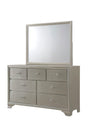 Lyssa Dresser in champagne finish, front angle