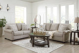 Ashley 373-07 sofa and loveseat set main front view in dune