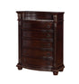 Stanley Chest Cherry Brown 5 Drawers Front View
