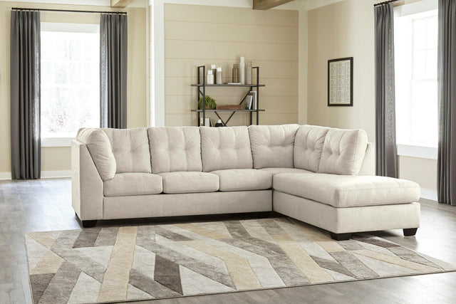 Ashley 808-06 sectional sofa with right-arm facing chaise, main view