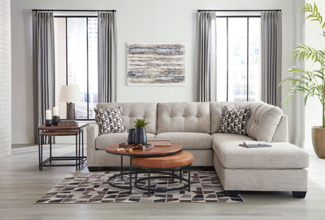 Ashley 310-04 sectional sofa front view showing three-piece configuration