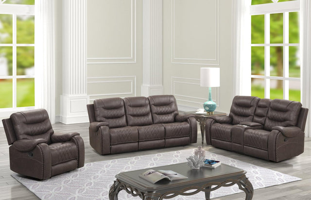 Ashley3002 oversized 3-piece reclining set angled view