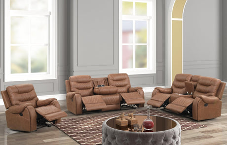 Ashley3001 oversized 3-piece reclining sofa set front view