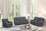 Ashley2004 oversized 3-piece reclining set front view