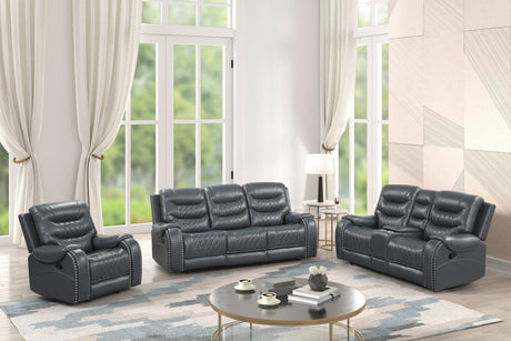 Ashley2004 oversized 3-piece reclining set front view