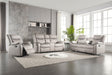 Weston Stone 3-piece reclining living room set front view
