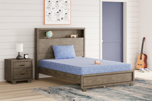 iKidz Ocean Blue Full Mattress and Pillow front view