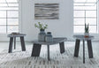 Bluebond Gray 3-Piece Table Set front angle