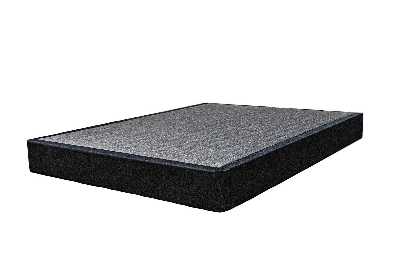 9 inch twin gray box spring foundation - front angle