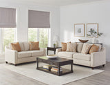 Christine Cushion Back Living Room Set Beige main view