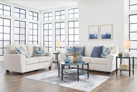 Ashley Snow Fabric Upholstered Sofa main view