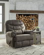 Camera Time Gunmetal Faux Leather Recliner main view