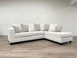 Hollywood Stone chenille upholstered sectional sofa main view