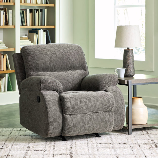 Scranto Brindle Microfiber Recliner chair main view