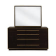 Durango Dresser Mirror Smoked Peppercorn - front view