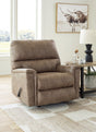 Front view of Navi Fossil Faux Leather Recliner
