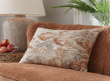 Aprover Pillow Rust Gray White Set front view