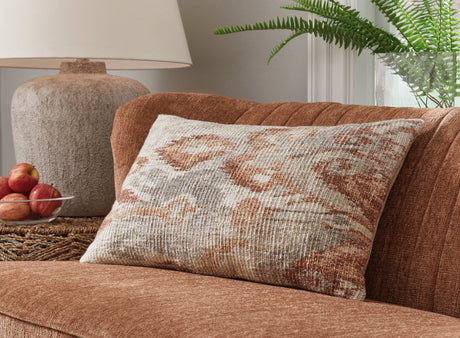 Aprover Pillow Rust Gray White Set front view