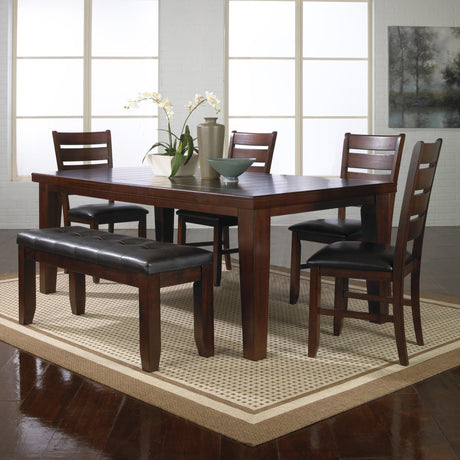 Bardstown Cherry Brown Extendable Dining Room Set main view