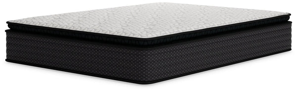 Limited Edition PT White Queen Pillow Top Mattress front view