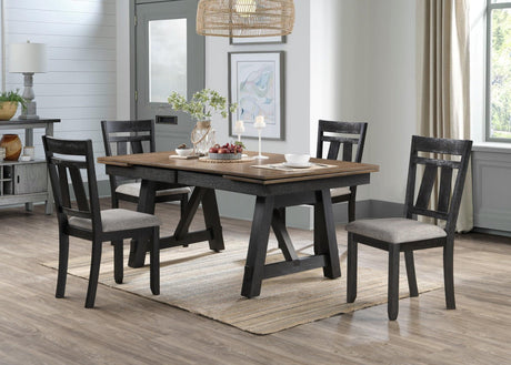 Maribelle Dining Set main angled view showing table and chairs