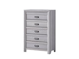 Adelaide Drift Wood 5-Drawer Chest front view